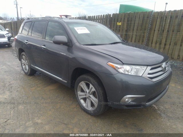 TOYOTA HIGHLANDER 2013 5tddk3eh3ds175969