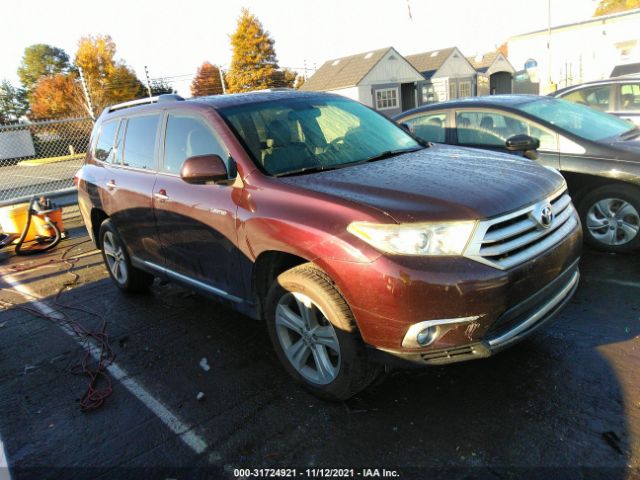 TOYOTA HIGHLANDER 2013 5tddk3eh3ds202569