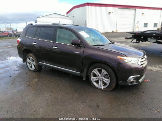 TOYOTA HIGHLANDER 2013 5tddk3eh3ds239010