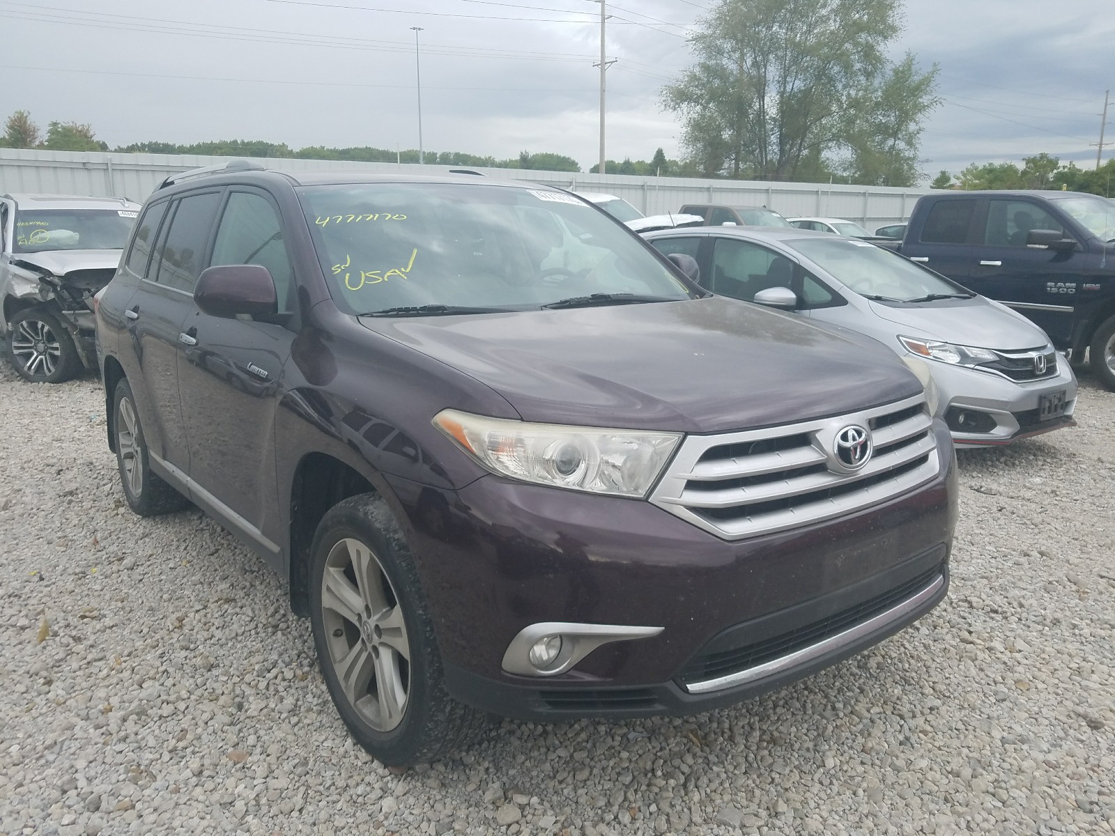 TOYOTA HIGHLANDER 2011 5tddk3eh4bs080348