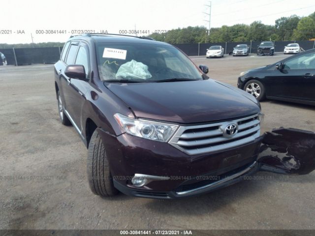 TOYOTA HIGHLANDER 2013 5tddk3eh4ds177598