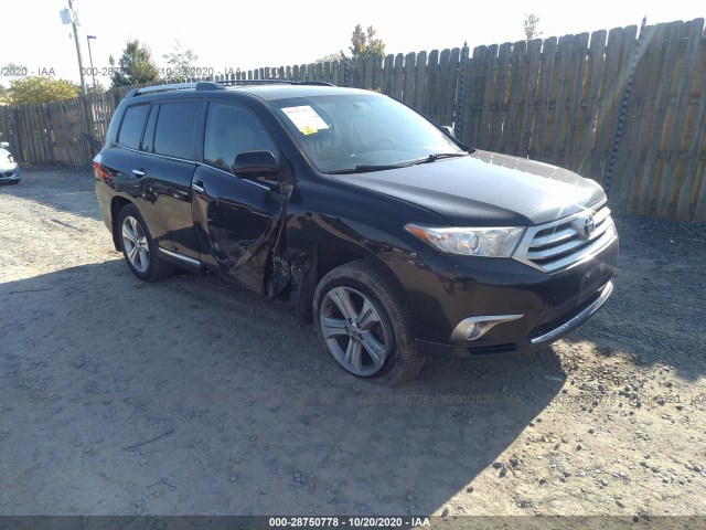 TOYOTA HIGHLANDER 2013 5tddk3eh4ds226296