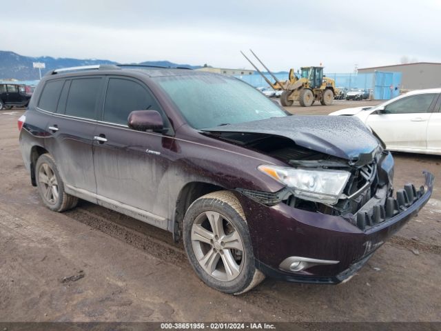 TOYOTA HIGHLANDER 2013 5tddk3eh4ds233183