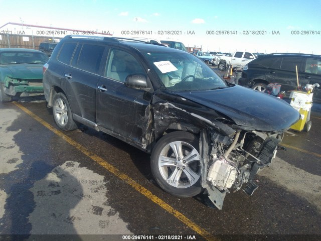 TOYOTA HIGHLANDER 2013 5tddk3eh5ds225285