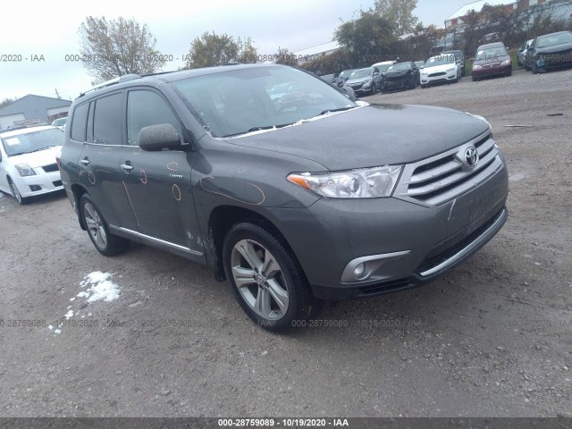 TOYOTA HIGHLANDER 2013 5tddk3eh5ds239879