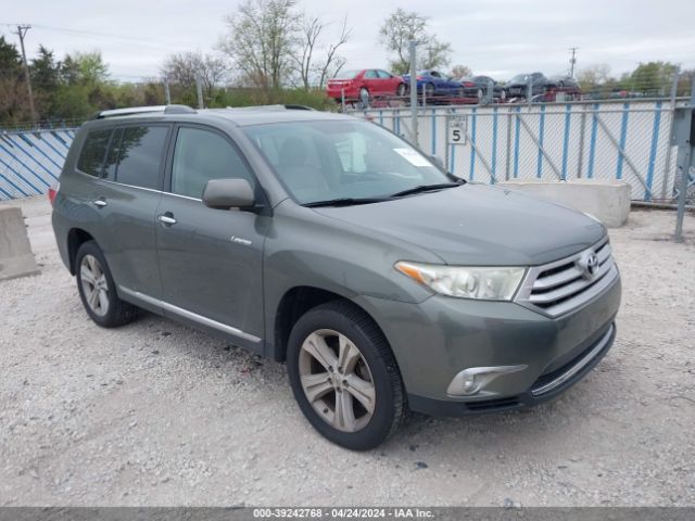 TOYOTA HIGHLANDER 2012 5tddk3eh6cs150076