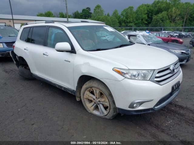 TOYOTA HIGHLANDER 2012 5tddk3eh6cs162485