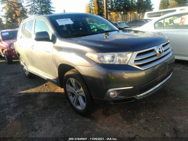 TOYOTA HIGHLANDER 2013 5tddk3eh6ds177036