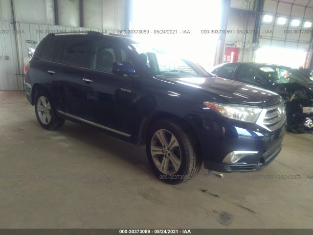 TOYOTA HIGHLANDER 2013 5tddk3eh6ds203862