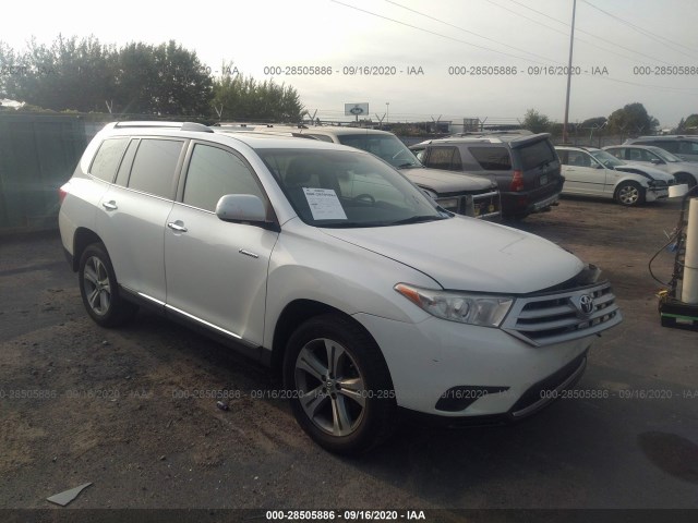 TOYOTA HIGHLANDER 2013 5tddk3eh6ds206518