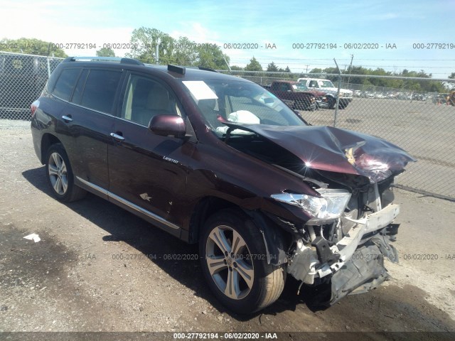 TOYOTA HIGHLANDER 2013 5tddk3eh6ds208169