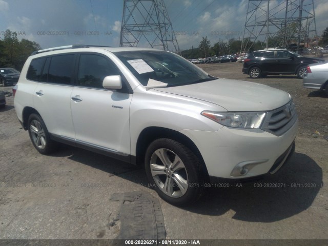 TOYOTA HIGHLANDER 2013 5tddk3eh6ds224114