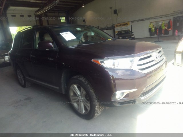 TOYOTA HIGHLANDER 2013 5tddk3eh6ds229524