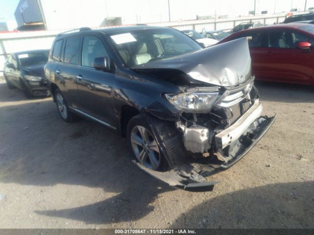 TOYOTA HIGHLANDER 2013 5tddk3eh7ds213090