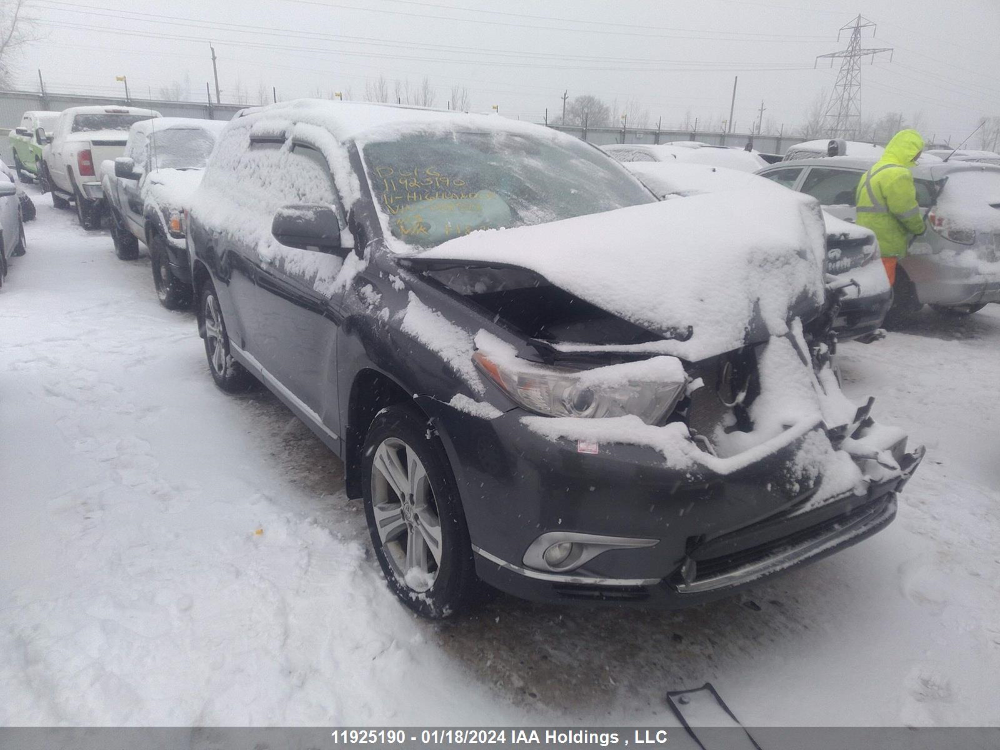 TOYOTA HIGHLANDER 2011 5tddk3eh8bs064573