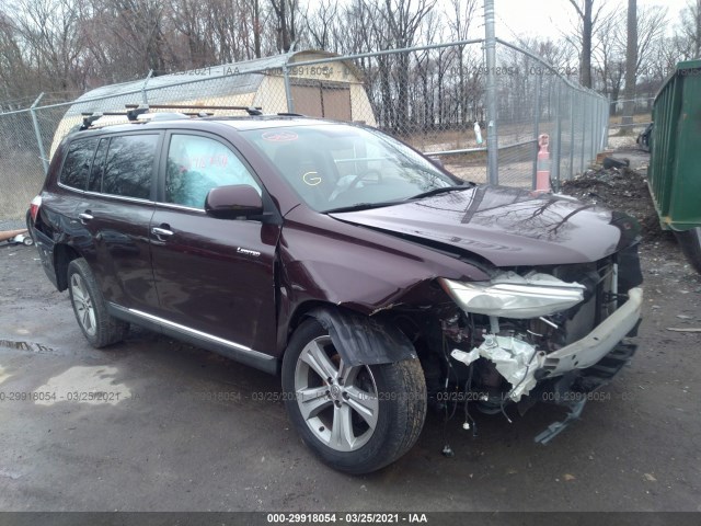 TOYOTA HIGHLANDER 2012 5tddk3eh8cs129519