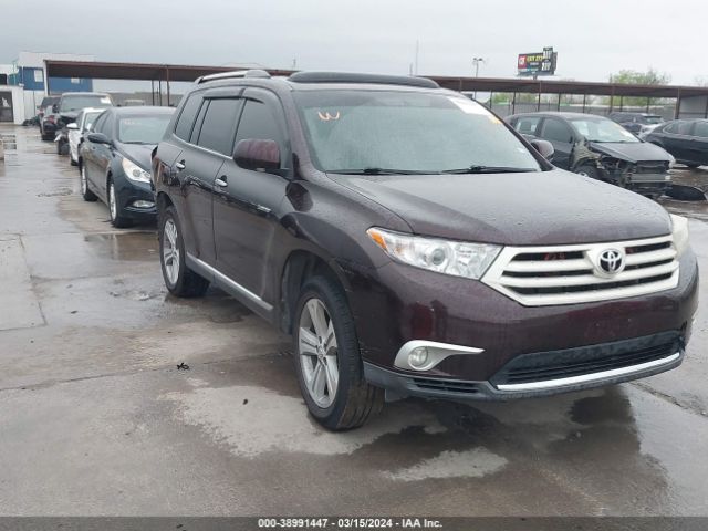 TOYOTA HIGHLANDER 2013 5tddk3eh8ds177927