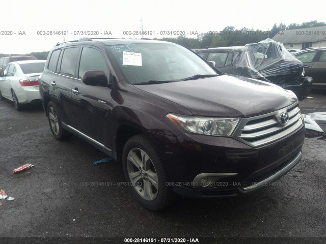 TOYOTA HIGHLANDER 2013 5tddk3eh8ds192458