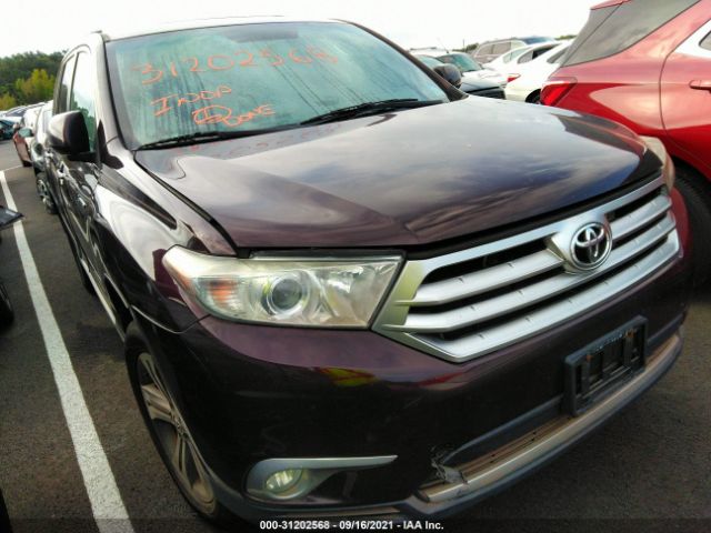 TOYOTA HIGHLANDER 2011 5tddk3eh9bs049922