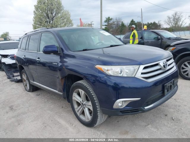 TOYOTA HIGHLANDER 2012 5tddk3eh9cs132171