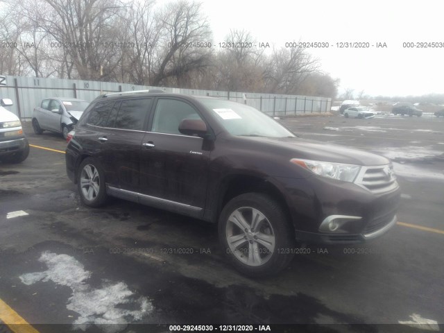 TOYOTA HIGHLANDER 2013 5tddk3eh9ds203712