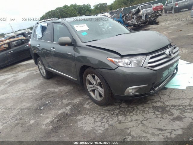 TOYOTA HIGHLANDER 2013 5tddk3eh9ds246074