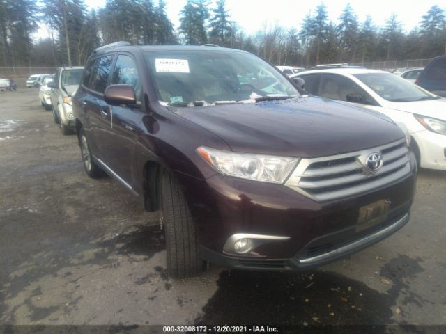 TOYOTA HIGHLANDER 2013 5tddk3eh9ds269936