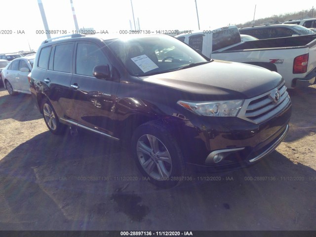 TOYOTA HIGHLANDER 2013 5tddk3eh9ds275591