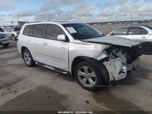 TOYOTA HIGHLANDER 2010 5tddk3ehxas012361