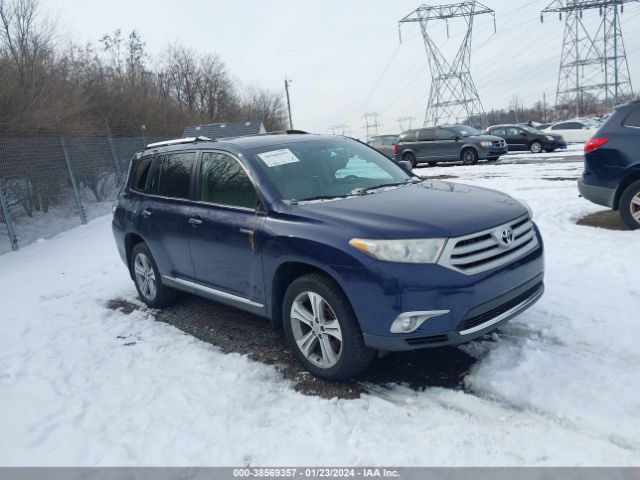 TOYOTA HIGHLANDER 2011 5tddk3ehxbs054904