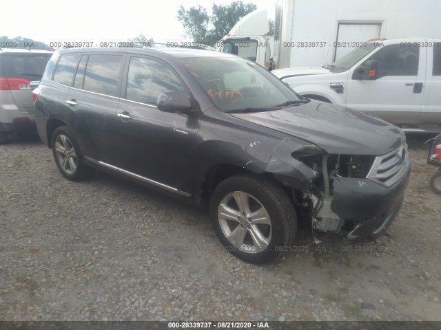 TOYOTA HIGHLANDER 2011 5tddk3ehxbs061612