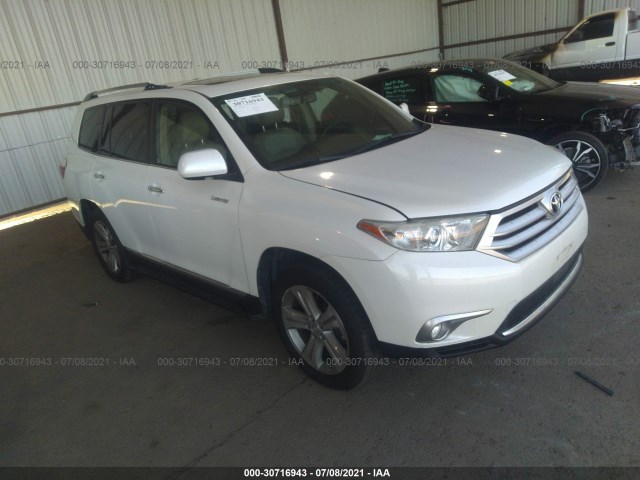 TOYOTA HIGHLANDER 2012 5tddk3ehxcs103441