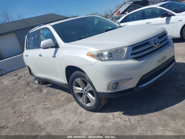 TOYOTA HIGHLANDER 2012 5tddk3ehxcs105948