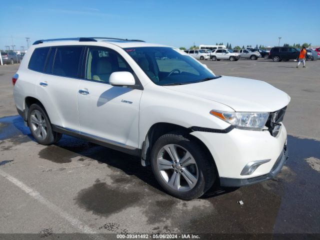 TOYOTA HIGHLANDER 2012 5tddk3ehxcs119266