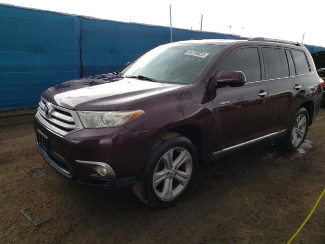 TOYOTA HIGHLANDER 2012 5tddk3ehxcs126122