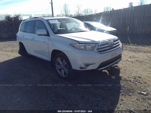 TOYOTA HIGHLANDER 2012 5tddk3ehxcs133894