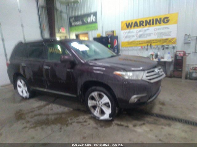 TOYOTA HIGHLANDER 2012 5tddk3ehxcs161422