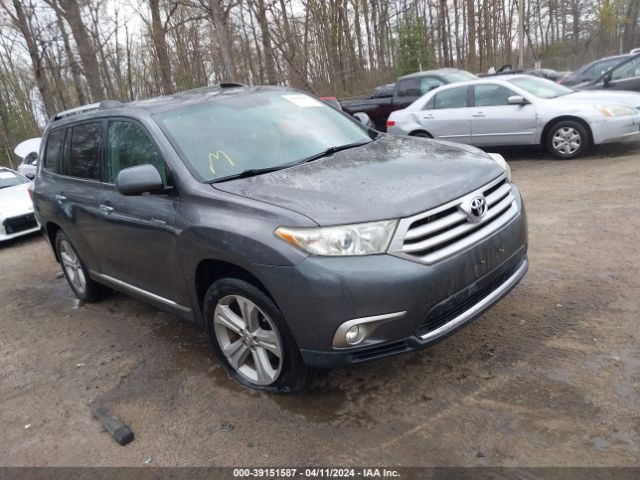 TOYOTA HIGHLANDER 2012 5tddk3ehxcs165857