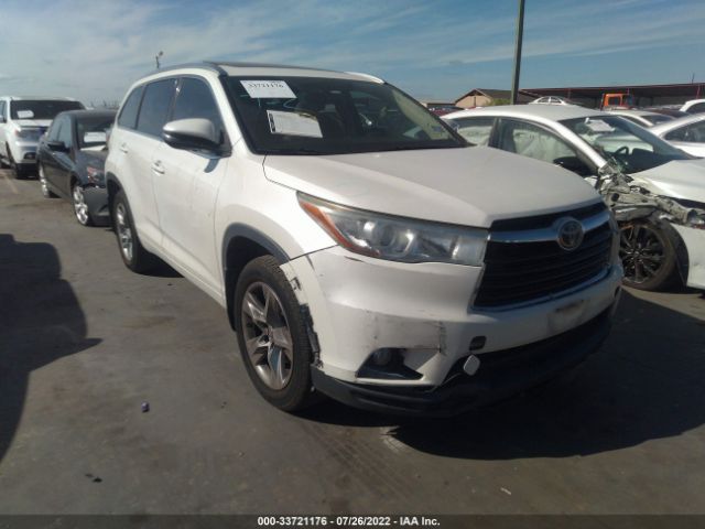 TOYOTA HIGHLANDER 2014 5tddkrfh0es050897