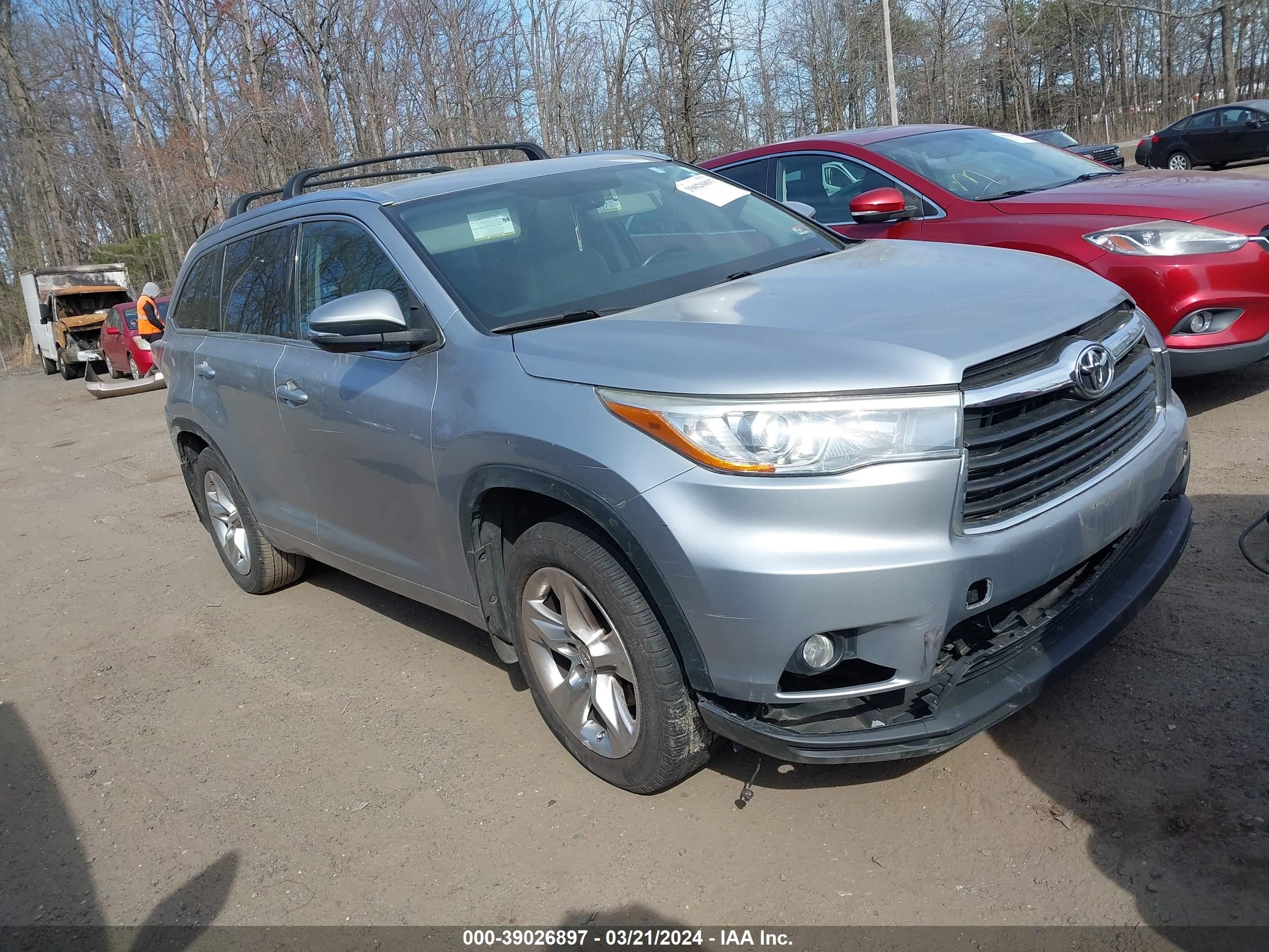 TOYOTA HIGHLANDER 2015 5tddkrfh0fs094738