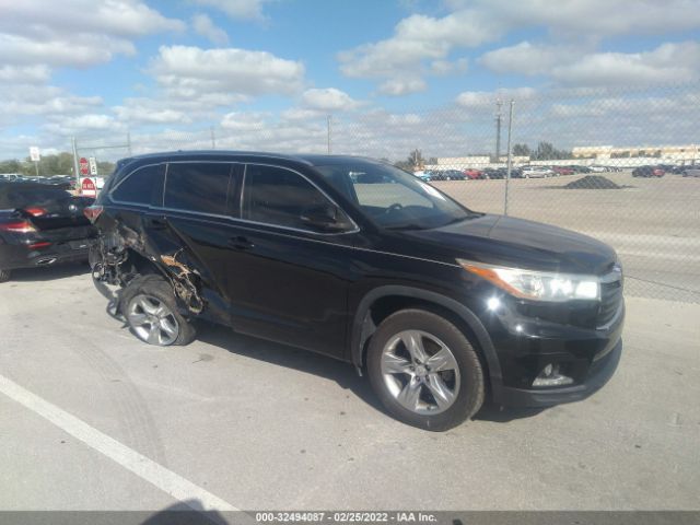 TOYOTA HIGHLANDER 2015 5tddkrfh0fs138432