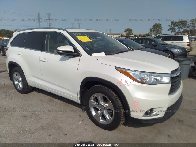 TOYOTA HIGHLANDER 2015 5tddkrfh0fs218782