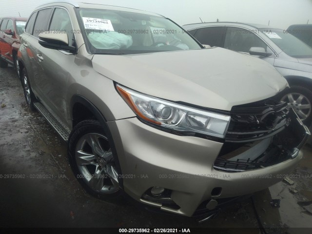 TOYOTA HIGHLANDER 2014 5tddkrfh1es022882