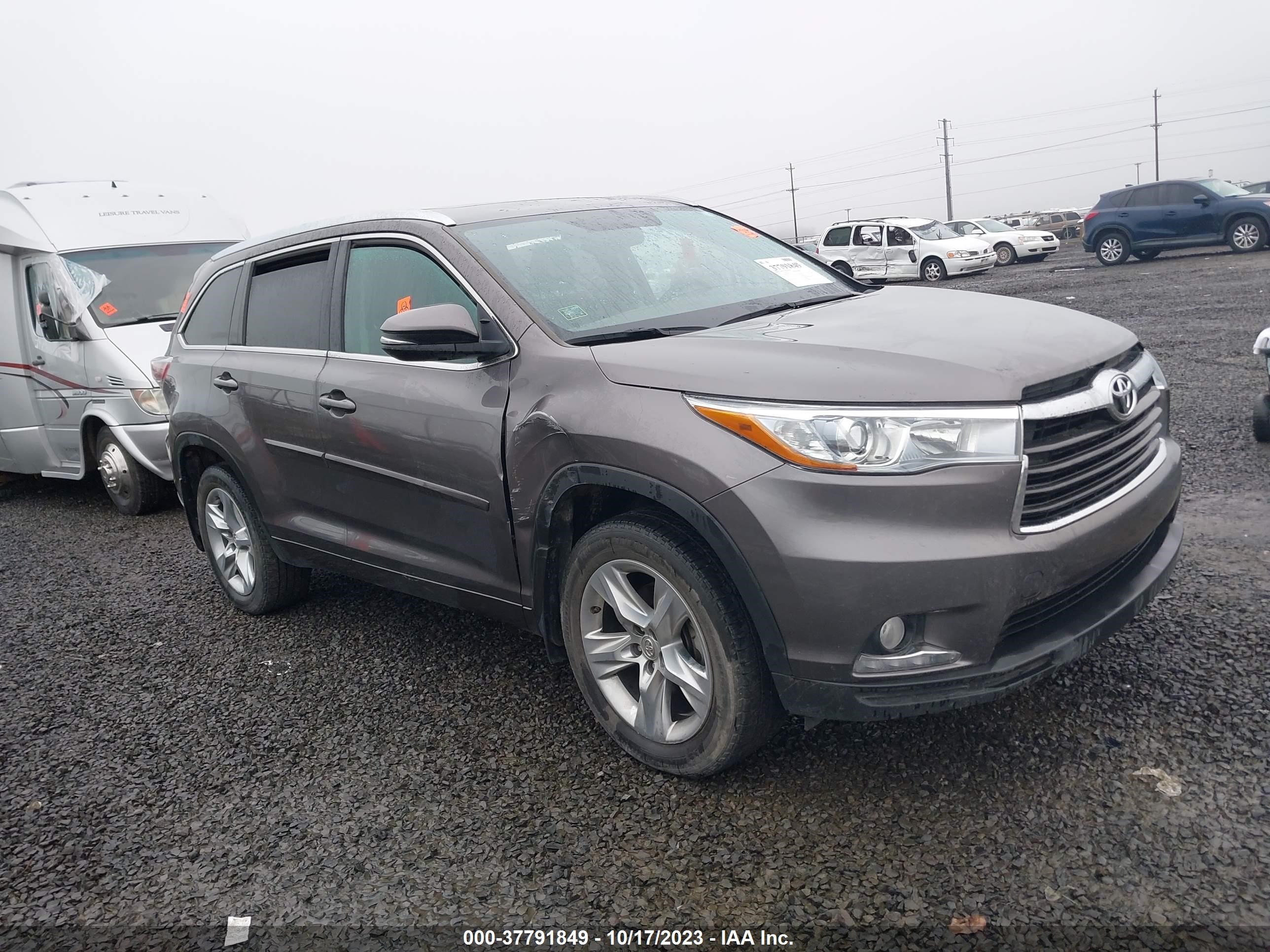 TOYOTA HIGHLANDER 2014 5tddkrfh1es033784