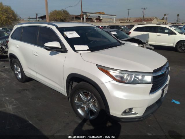 TOYOTA HIGHLANDER 2014 5tddkrfh1es039715