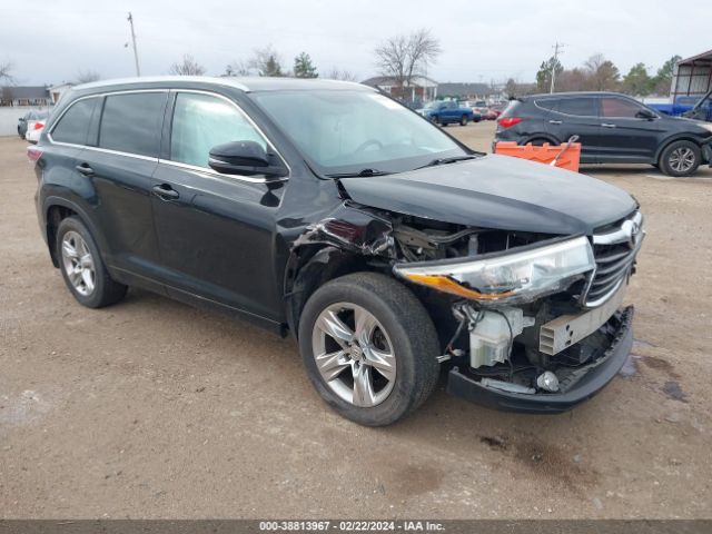 TOYOTA HIGHLANDER 2014 5tddkrfh1es069779