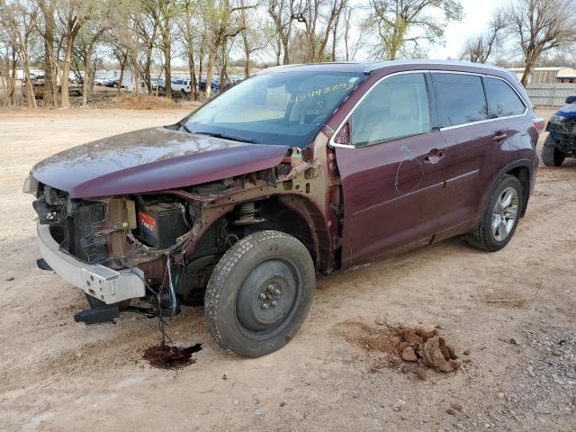 TOYOTA HIGHLANDER 2015 5tddkrfh1fs114205