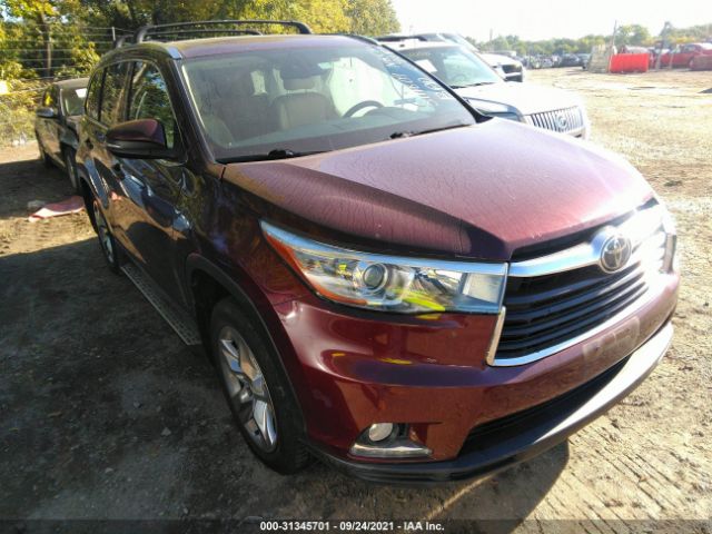 TOYOTA HIGHLANDER 2015 5tddkrfh1fs114804