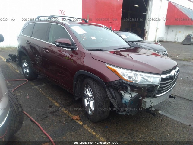 TOYOTA HIGHLANDER 2015 5tddkrfh1fs131909