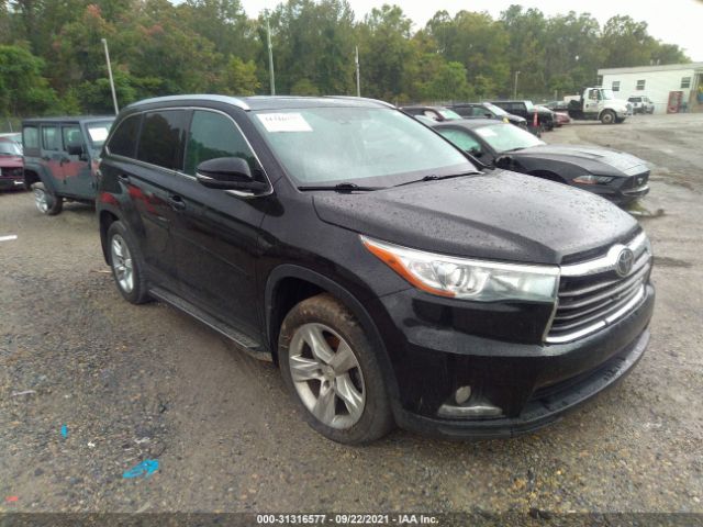 TOYOTA HIGHLANDER 2015 5tddkrfh1fs150055